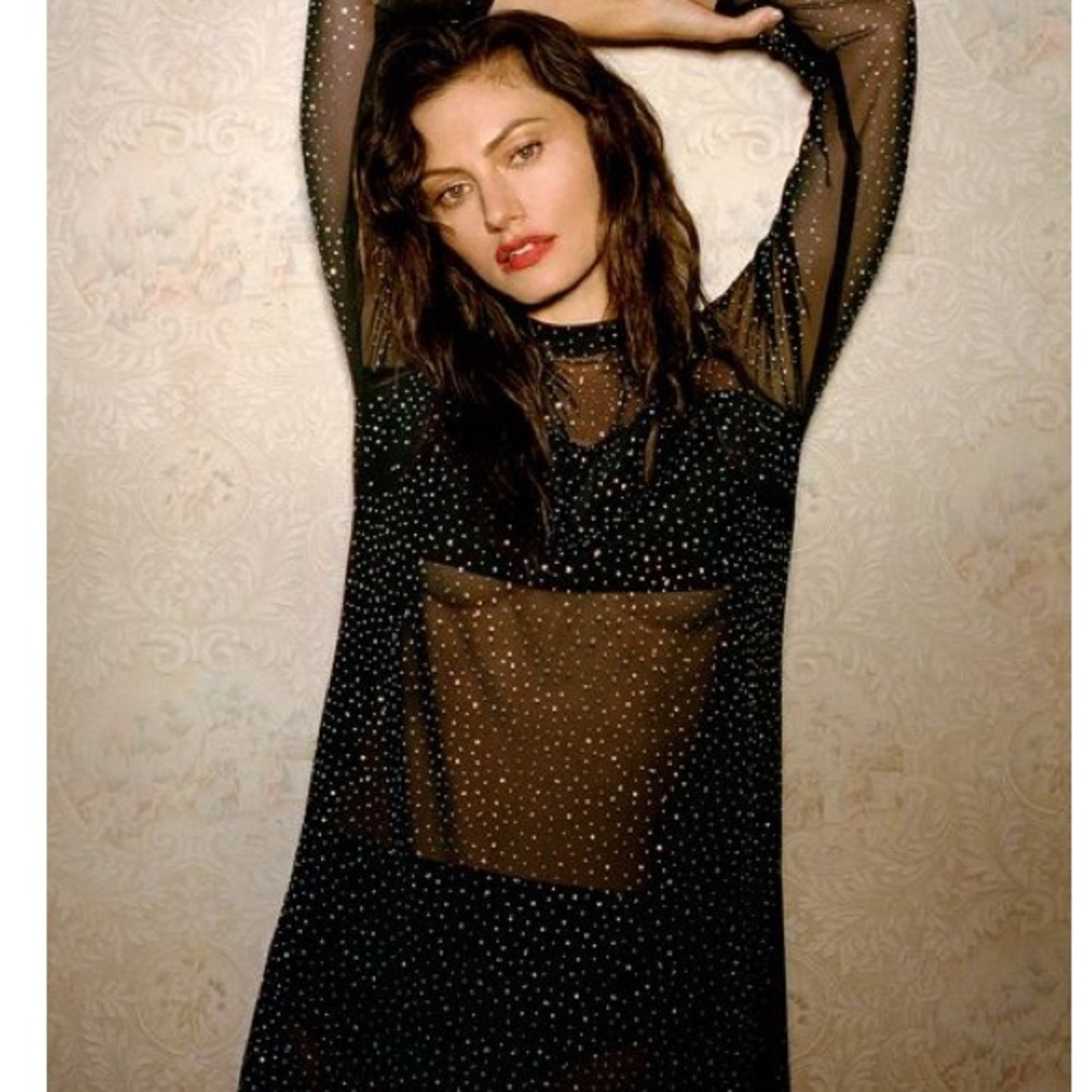 Eva Franco Starlight Long Sleeved Sheer Tunic
